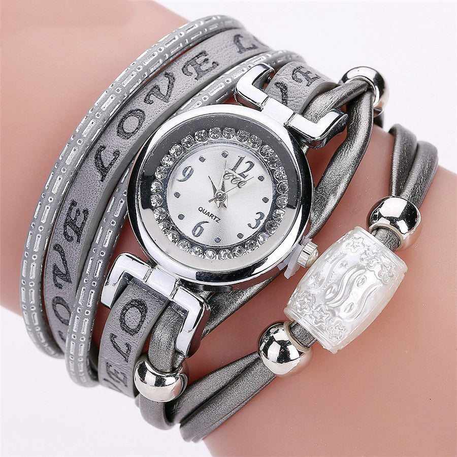 Ladies fashion bracelet watch