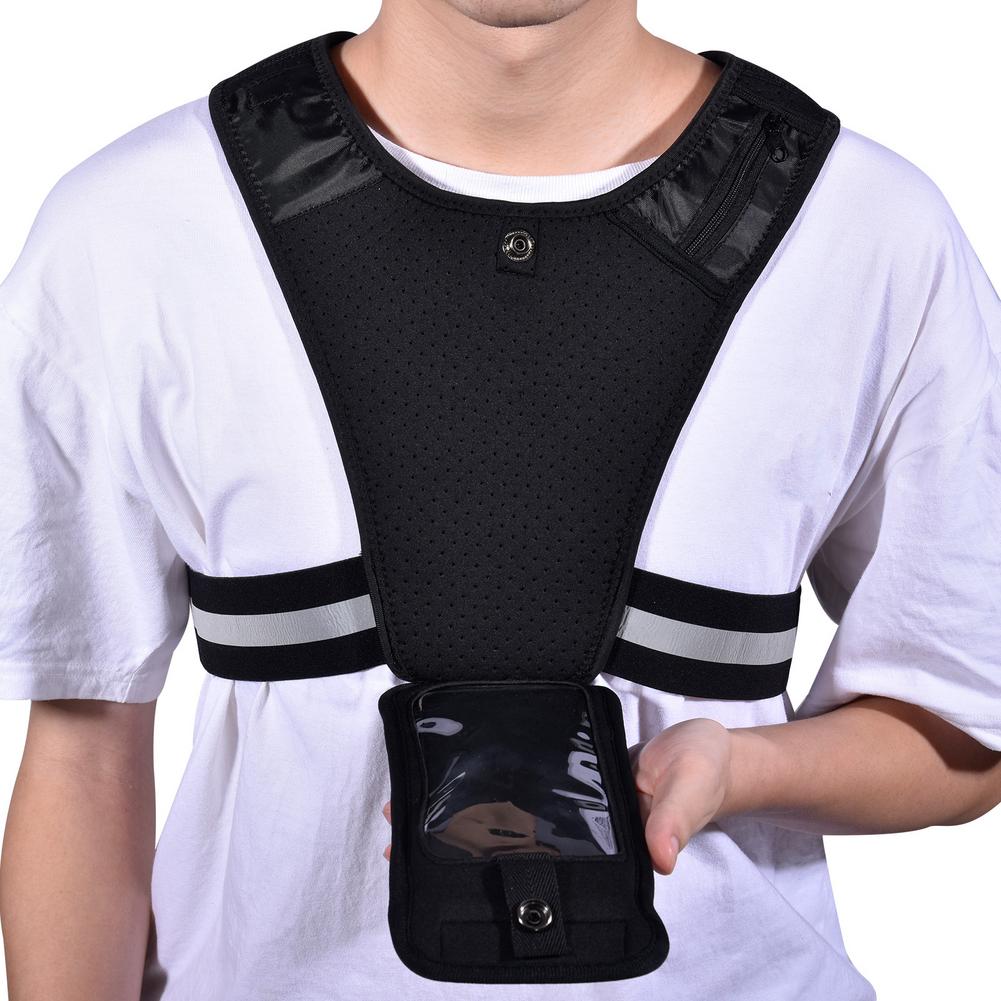 Outdoor Running Vest Backpack with Phone Holder