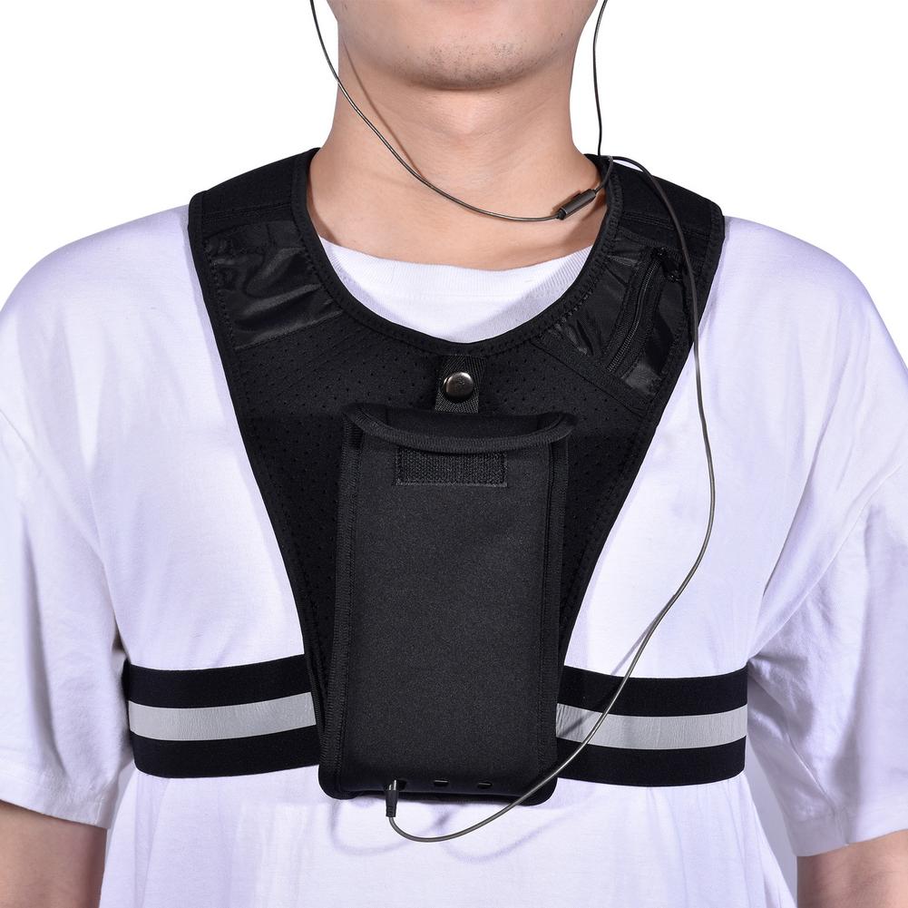 Outdoor Running Vest Backpack with Phone Holder