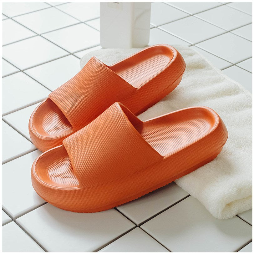 Summer Thick Bottom Stepping On Shit Slippers Soft Home Indoor Bathroom Slippers Men Home Women&EVA Sandals And Slippers Couple Men