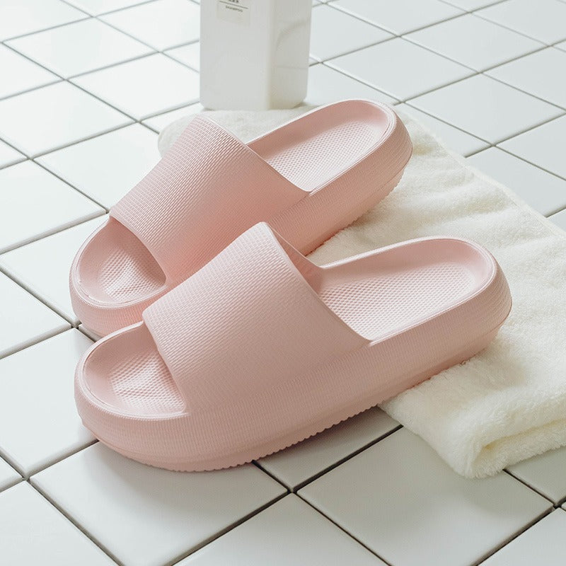 Summer Thick Bottom Stepping On Shit Slippers Soft Home Indoor Bathroom Slippers Men Home Women&EVA Sandals And Slippers Couple Men
