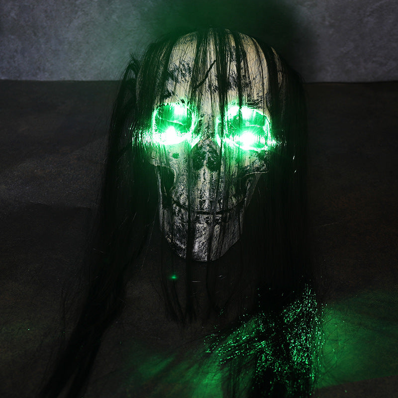Halloween Decorative Skeleton Hand Halloween Garden Props LED Ghost