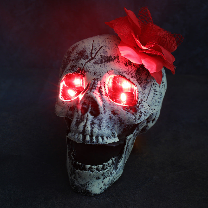 Halloween Decorative Skeleton Hand Halloween Garden Props LED Ghost