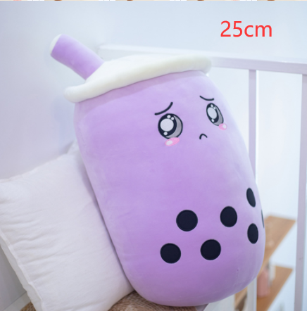 Cute Fruit Drink Plush Stuffed Boba Tea Cup Toy Bubble Tea Pillow Cushion Kids