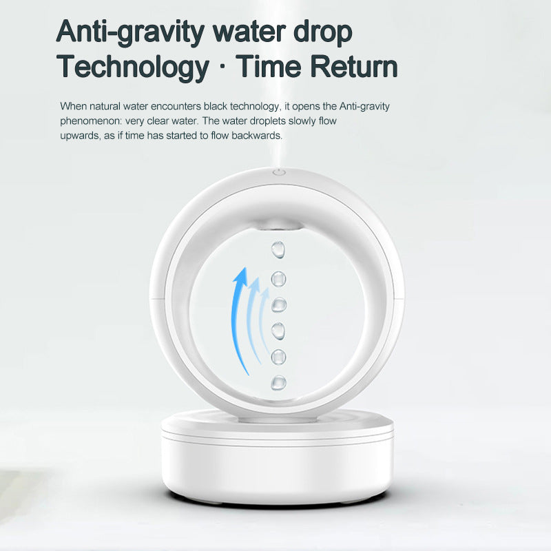 Anti-gravity Air Humidifier Mute Countercurrent Levitating Water Drops electric Fogger