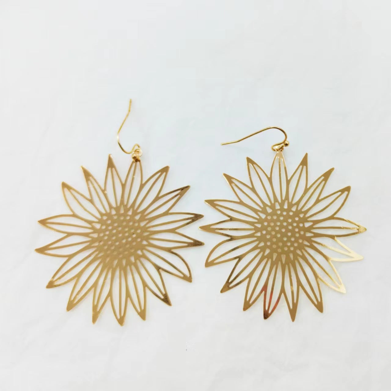 European And American SUNFLOWER Earrings Jewelry