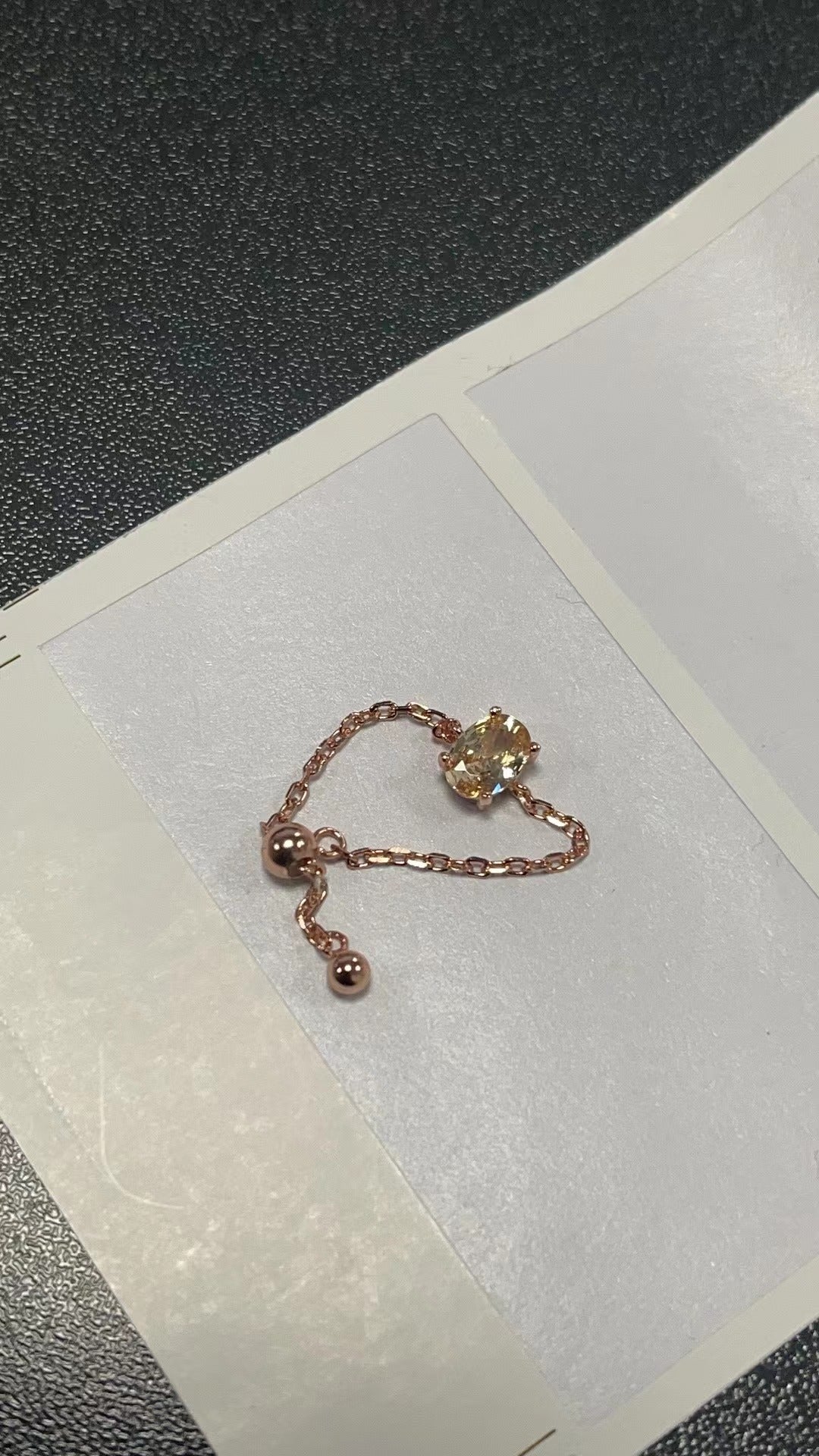 Creative Design  Finger Chain Adjustable Ring Chain