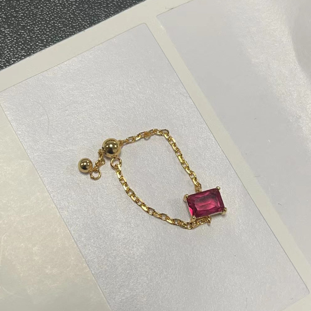 Creative Design  Finger Chain Adjustable Ring Chain