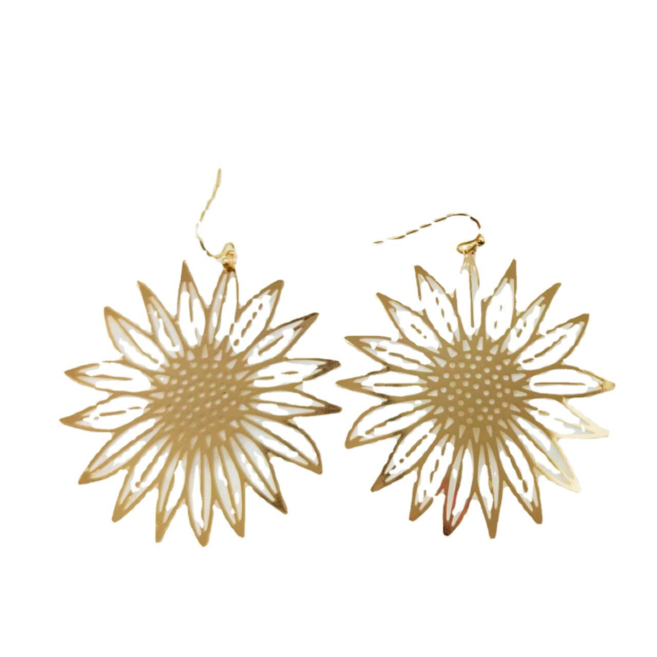 European And American SUNFLOWER Earrings Jewelry