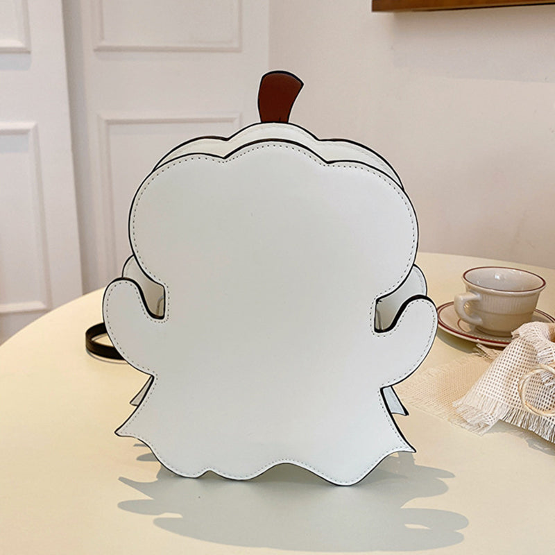 Halloween Bag Cartoon Pumpkin Treat bag Ghost Design Purse Candy Crossbody Back