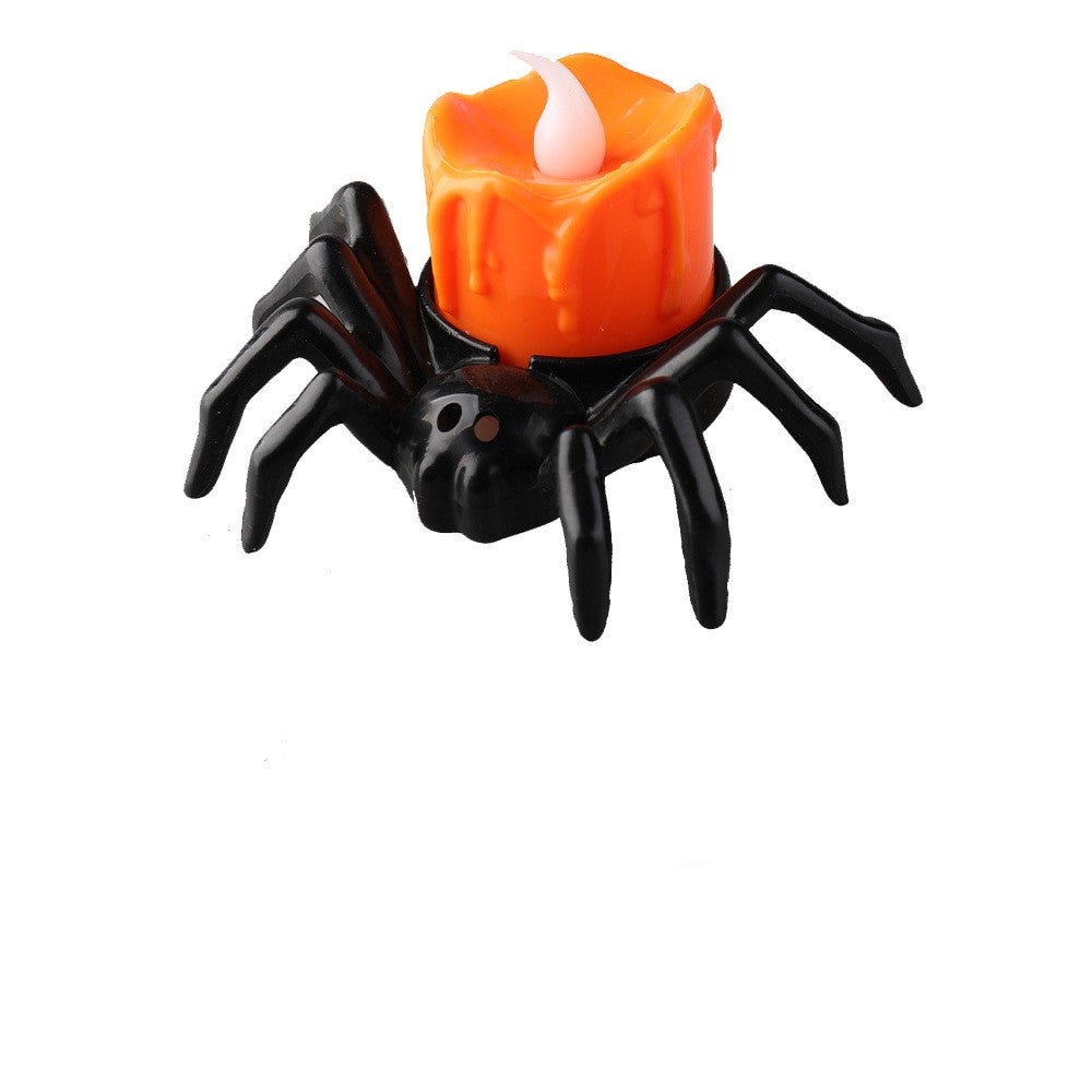 Halloween Festival Atmosphere Creative Spider Candlestick Ornaments