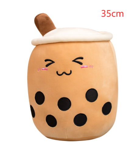Cute Fruit Drink Plush Stuffed Boba Tea Cup Toy Bubble Tea Pillow Cushion Kids
