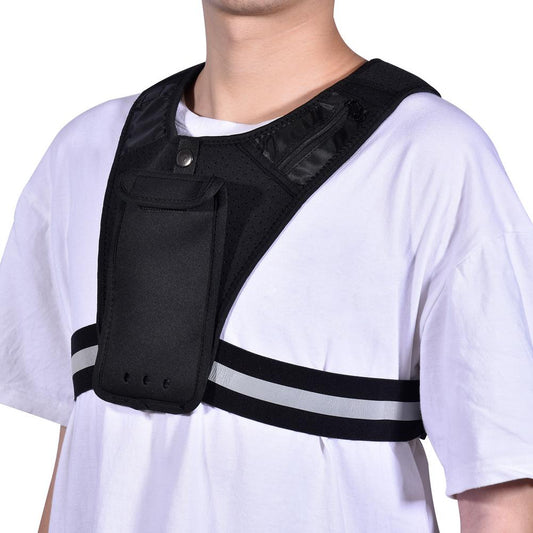 Outdoor Running Vest Backpack with Phone Holder