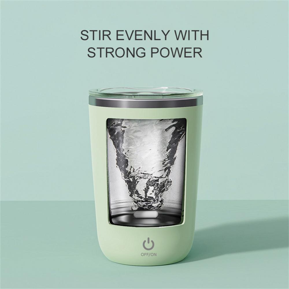 350ml Automatic Self Stirring Magnetic Mug Coffee Electric Stainless Steel