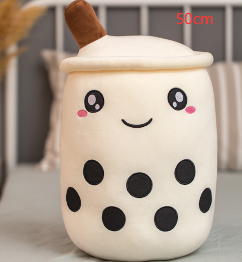 Cute Fruit Drink Plush Stuffed Boba Tea Cup Toy Bubble Tea Pillow Cushion Kids