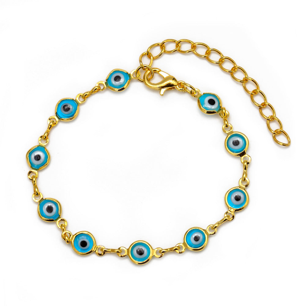Bracelet Female European And American Evil Eye Bracelet Simple Student Blue Eye Jewelry