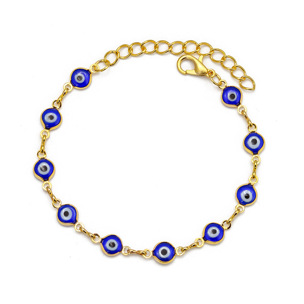 Bracelet Female European And American Evil Eye Bracelet Simple Student Blue Eye Jewelry