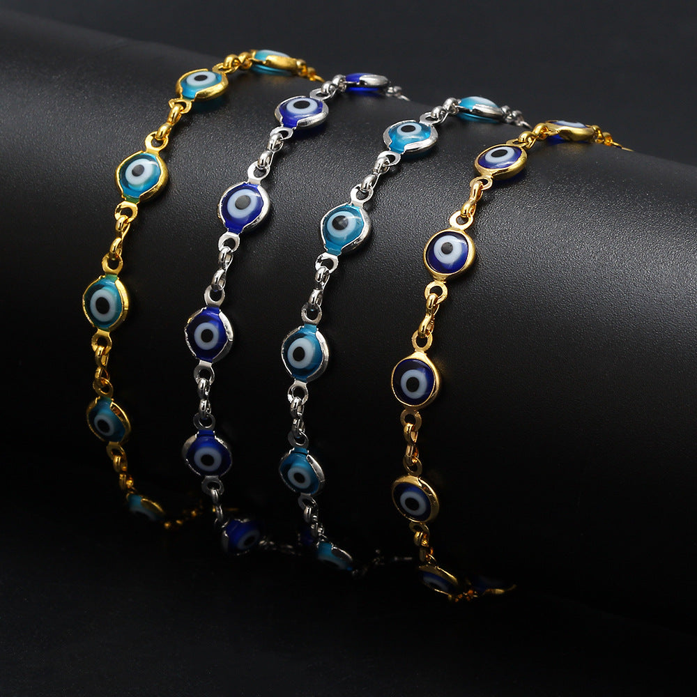 Bracelet Female European And American Evil Eye Bracelet Simple Student Blue Eye Jewelry