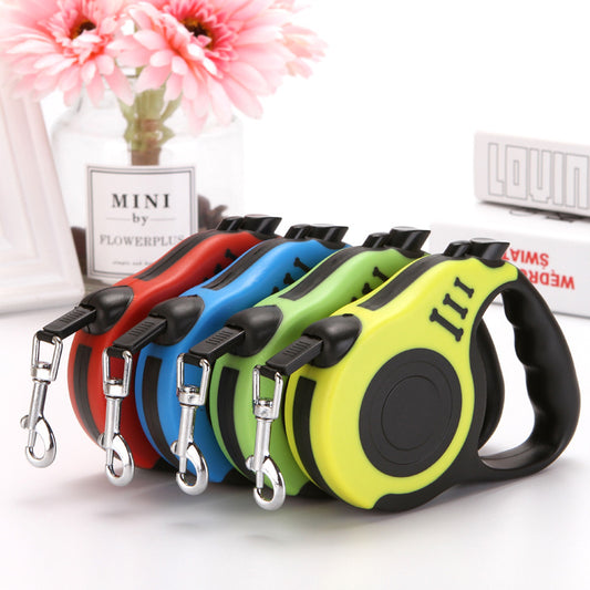 Pet Leash Automatic Retractable Retractor Dog Chain Cat Leash 3m/5m