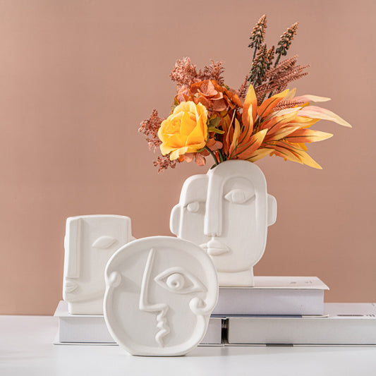 Modison Geometry Abstract Crafts Home Nordic Style Vase Decoration Ornament Garden Courtyard