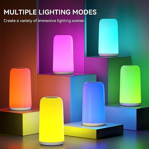 Night Light lamp Rechargeable RGB Atmosphere Light Bedroom